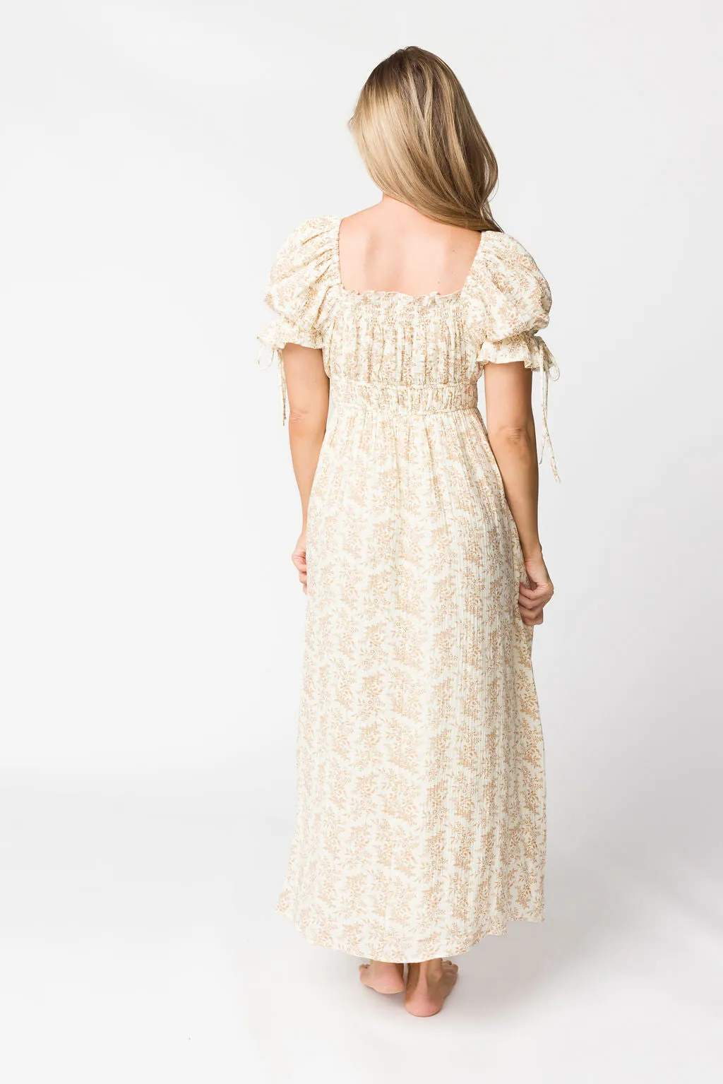 100% Cotton Savanna Steppe Dress in Taupe - Bump Friendly & Inclusive Sizing (S-3XL)