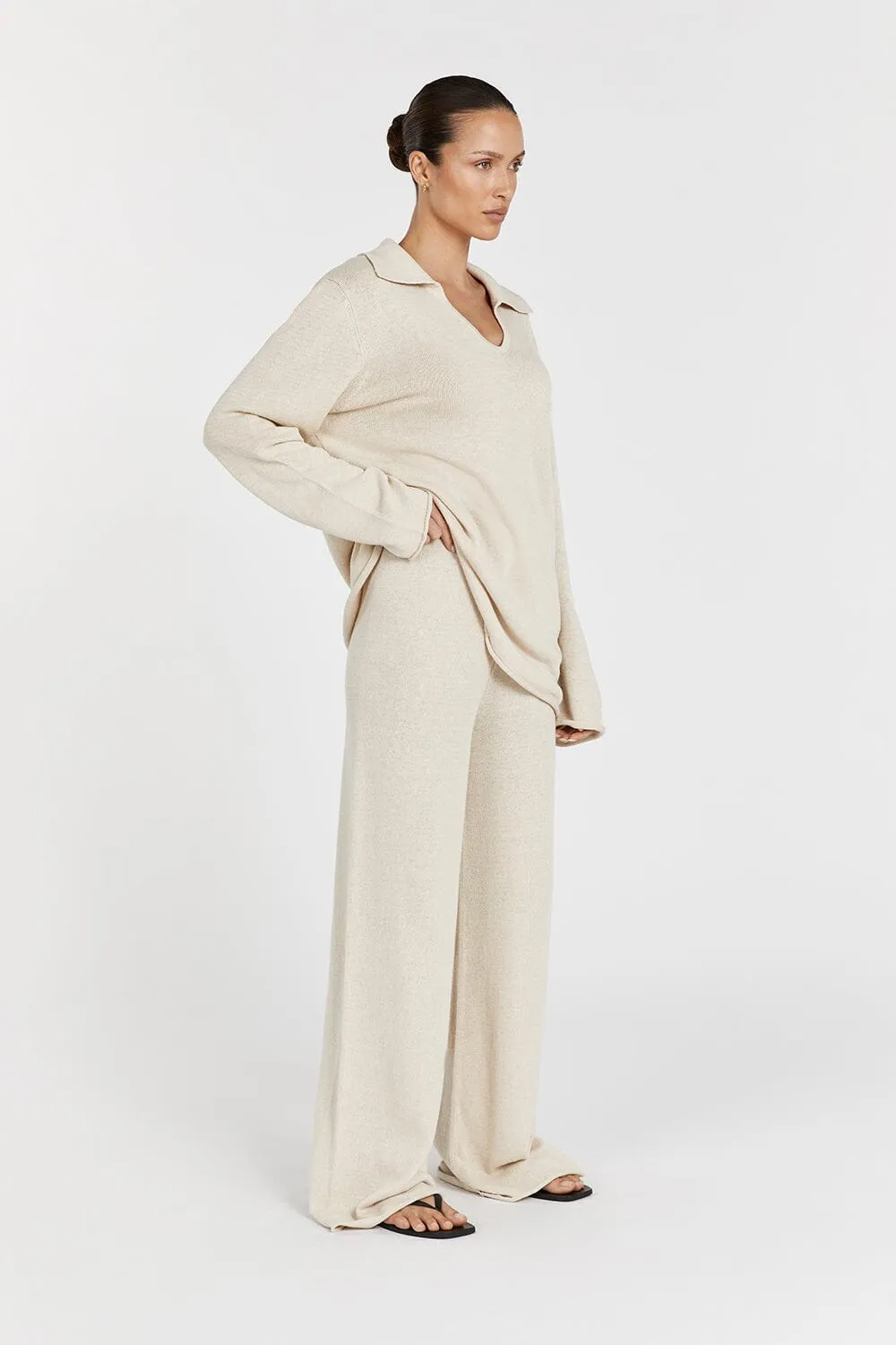 ALDER NATURAL KNIT PANT