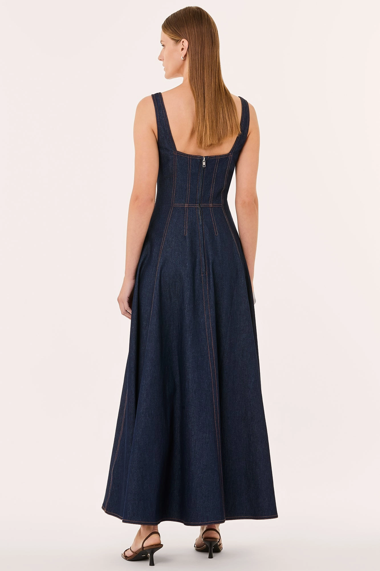 ANYA DRESS - INDIGO