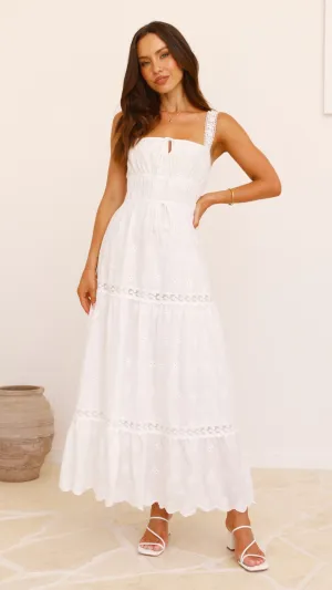 Avianna Maxi Dress - White