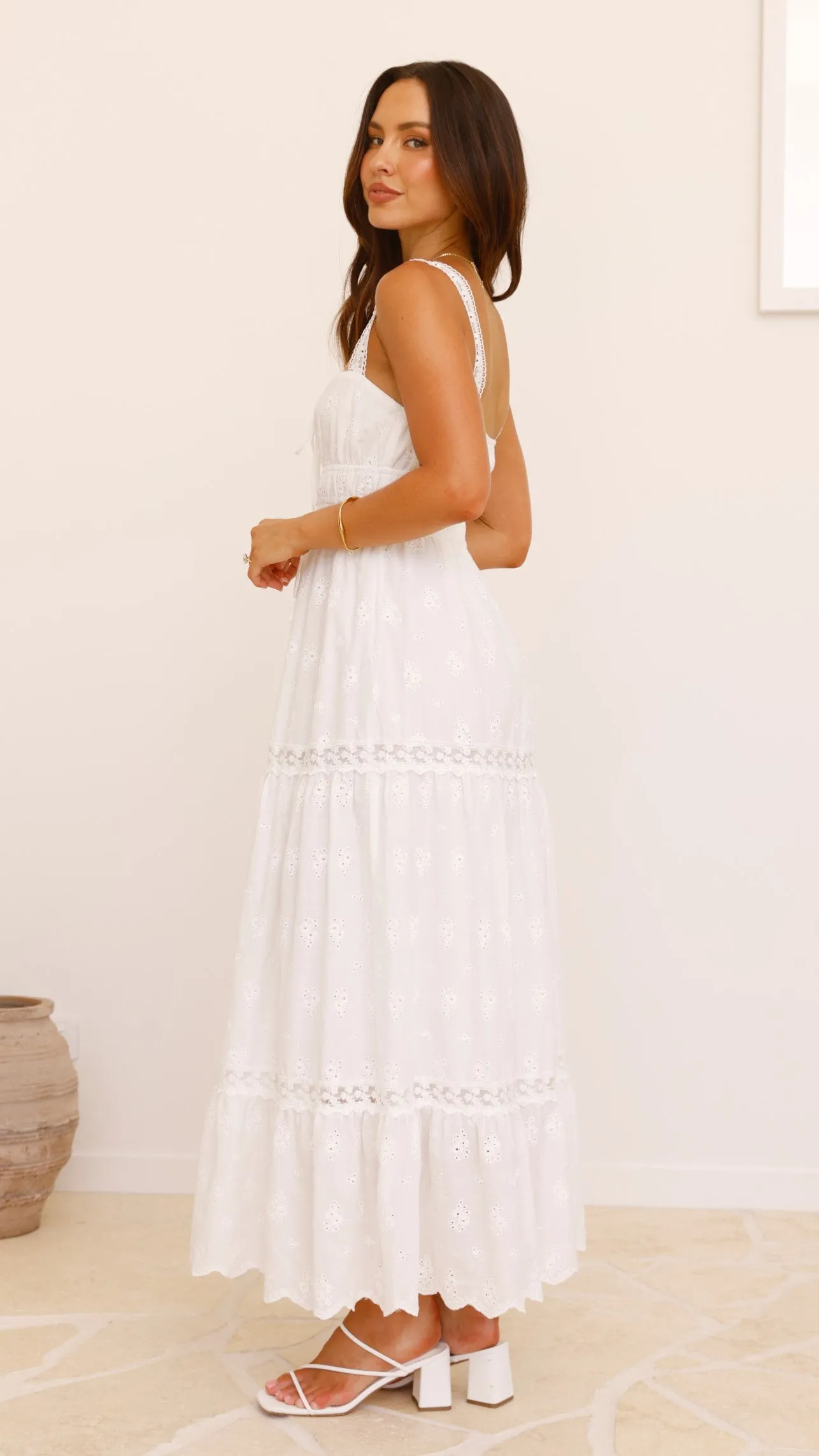 Avianna Maxi Dress - White