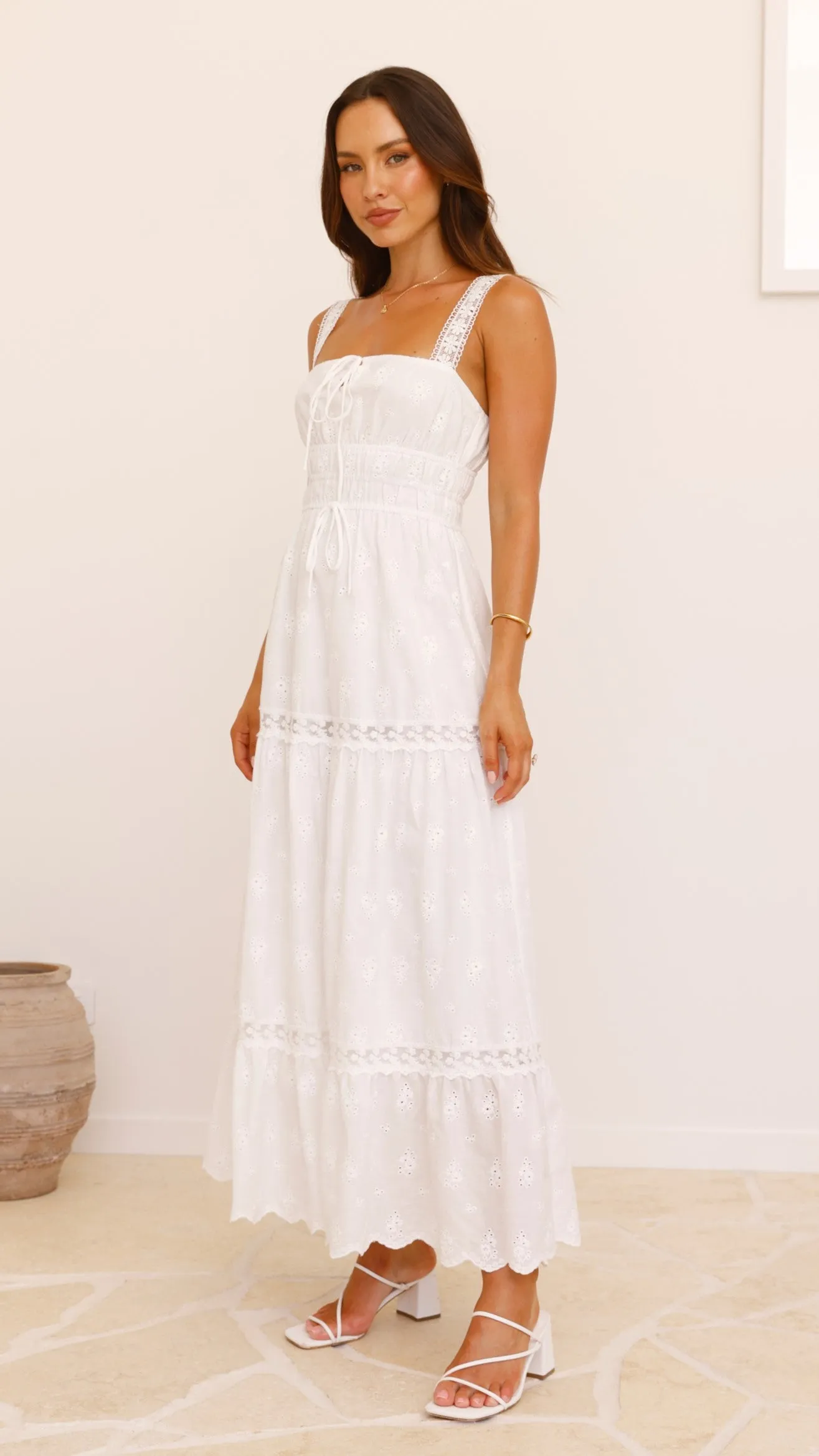 Avianna Maxi Dress - White
