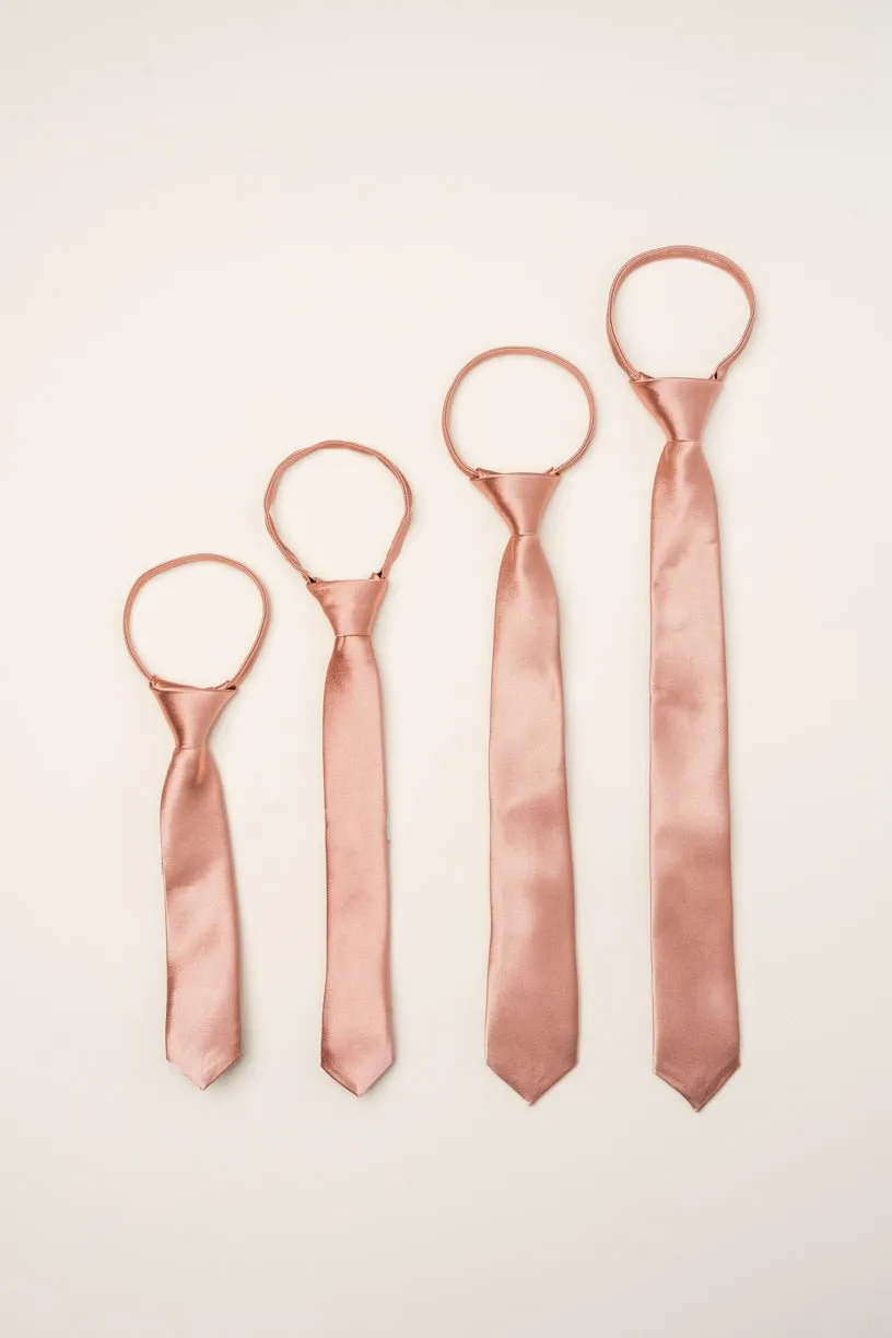 Boys Max Tie in Apricot Crush