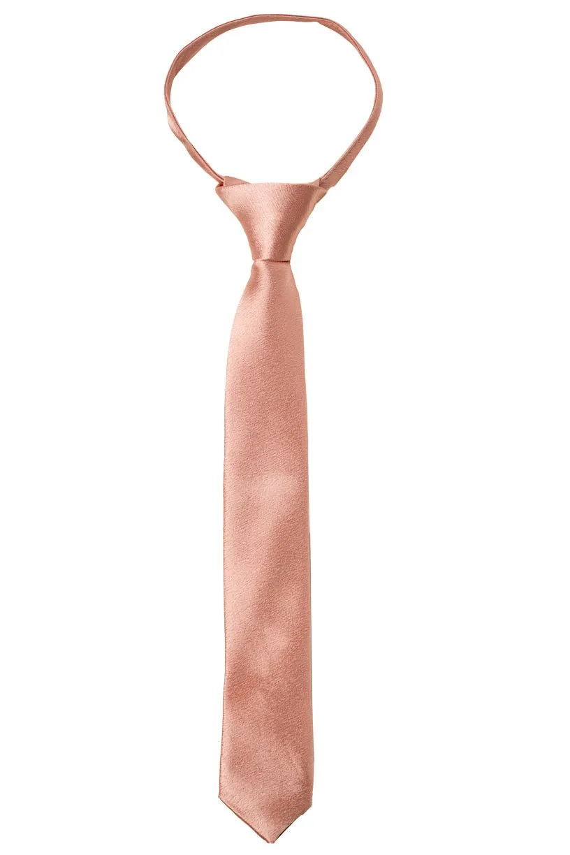 Boys Max Tie in Apricot Crush