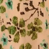 CUBISM DRESS | MOSS FLORAL TAPESTRY