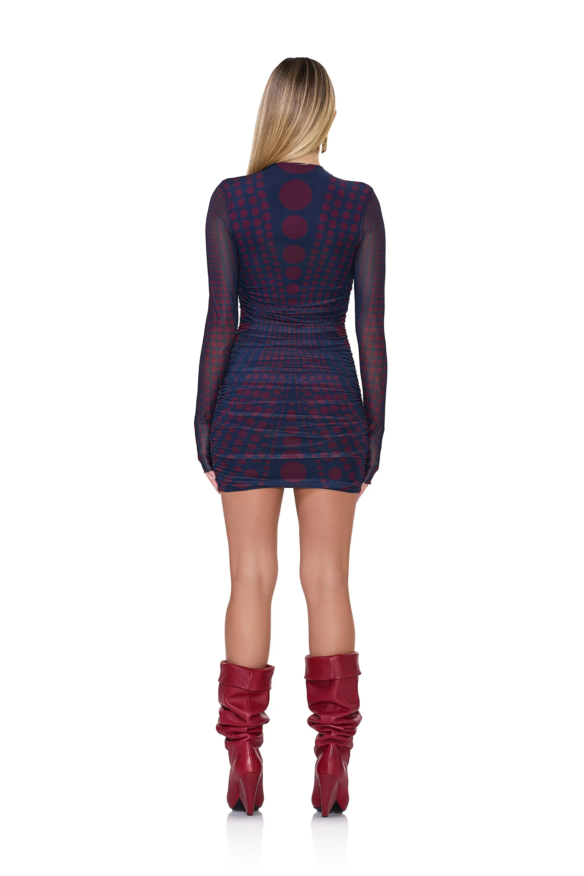 Darcie Dress - Navy Illusion
