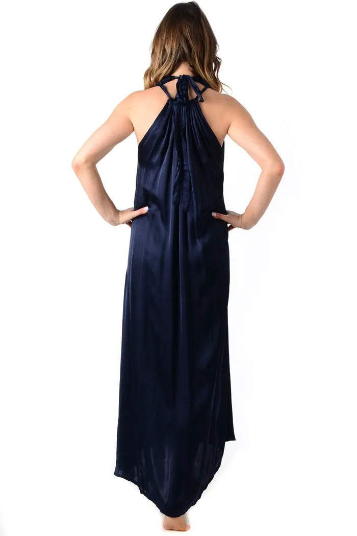 Elizabeth Dress / Sapphire Silk