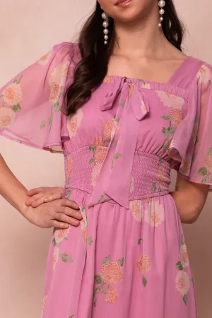 Emmaline Dress in Pink Floral - FINAL SALE