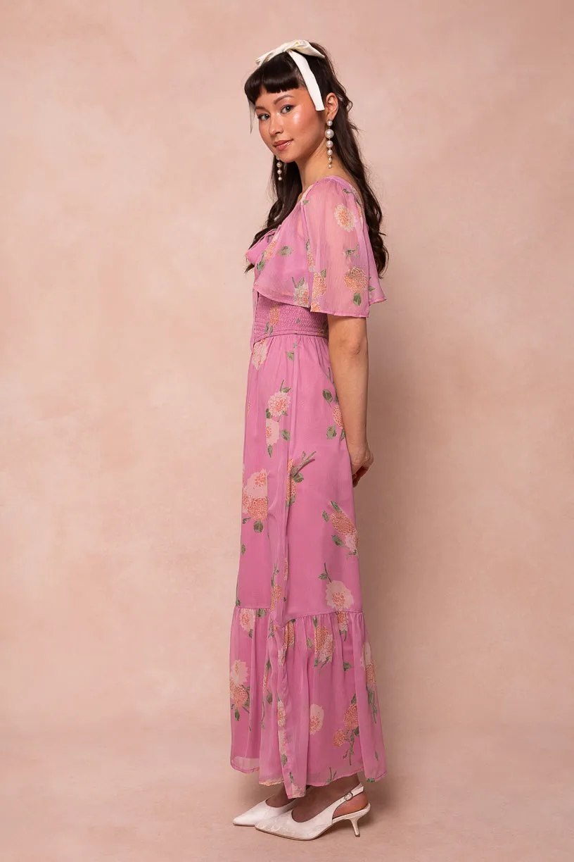 Emmaline Dress in Pink Floral - FINAL SALE