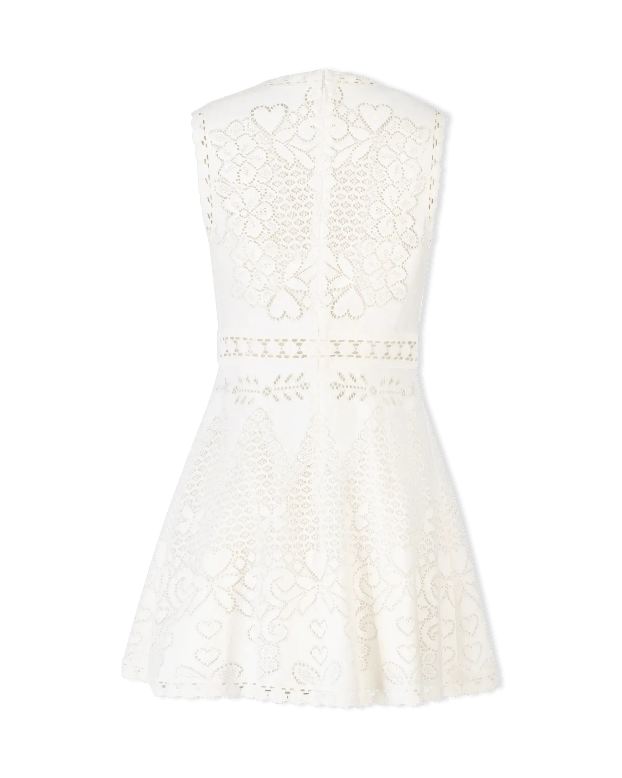 Floral Lace Short Sleeve Mini Dress