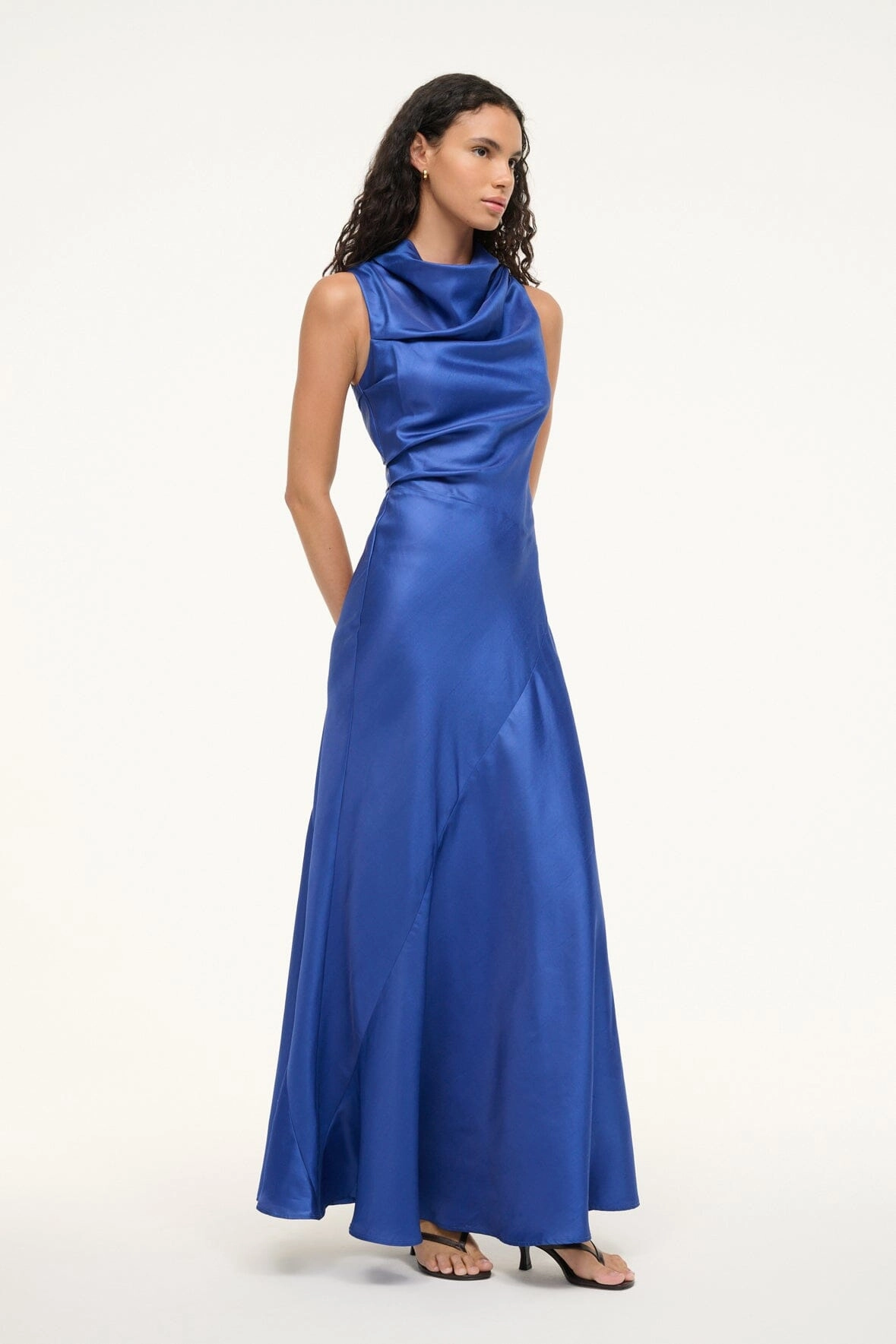 FRIDA SILK DRESS | DEEP SEA