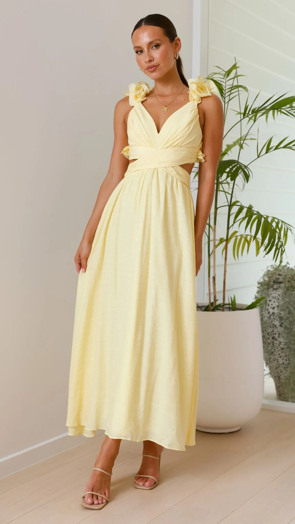 Galilhai Maxi Dress - Yellow