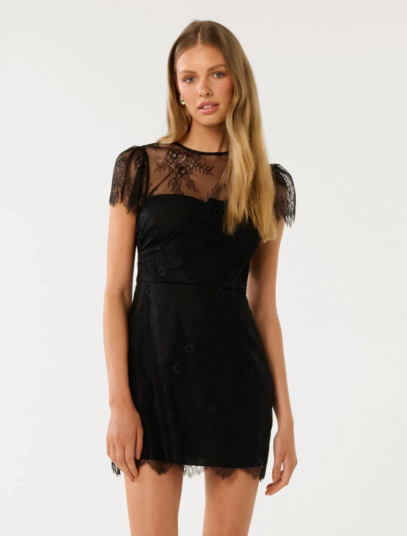 Gia Lace Mini Dress