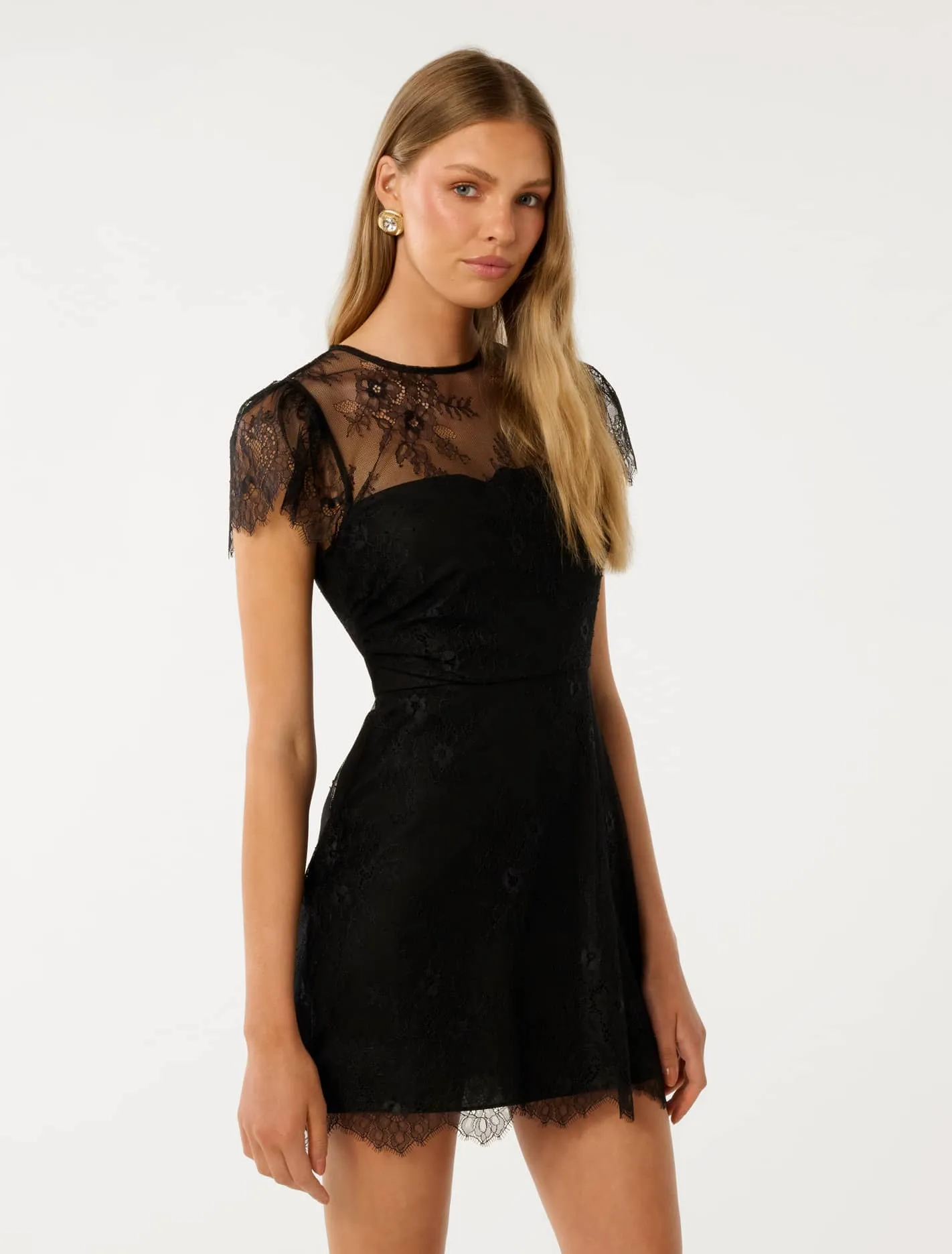 Gia Lace Mini Dress