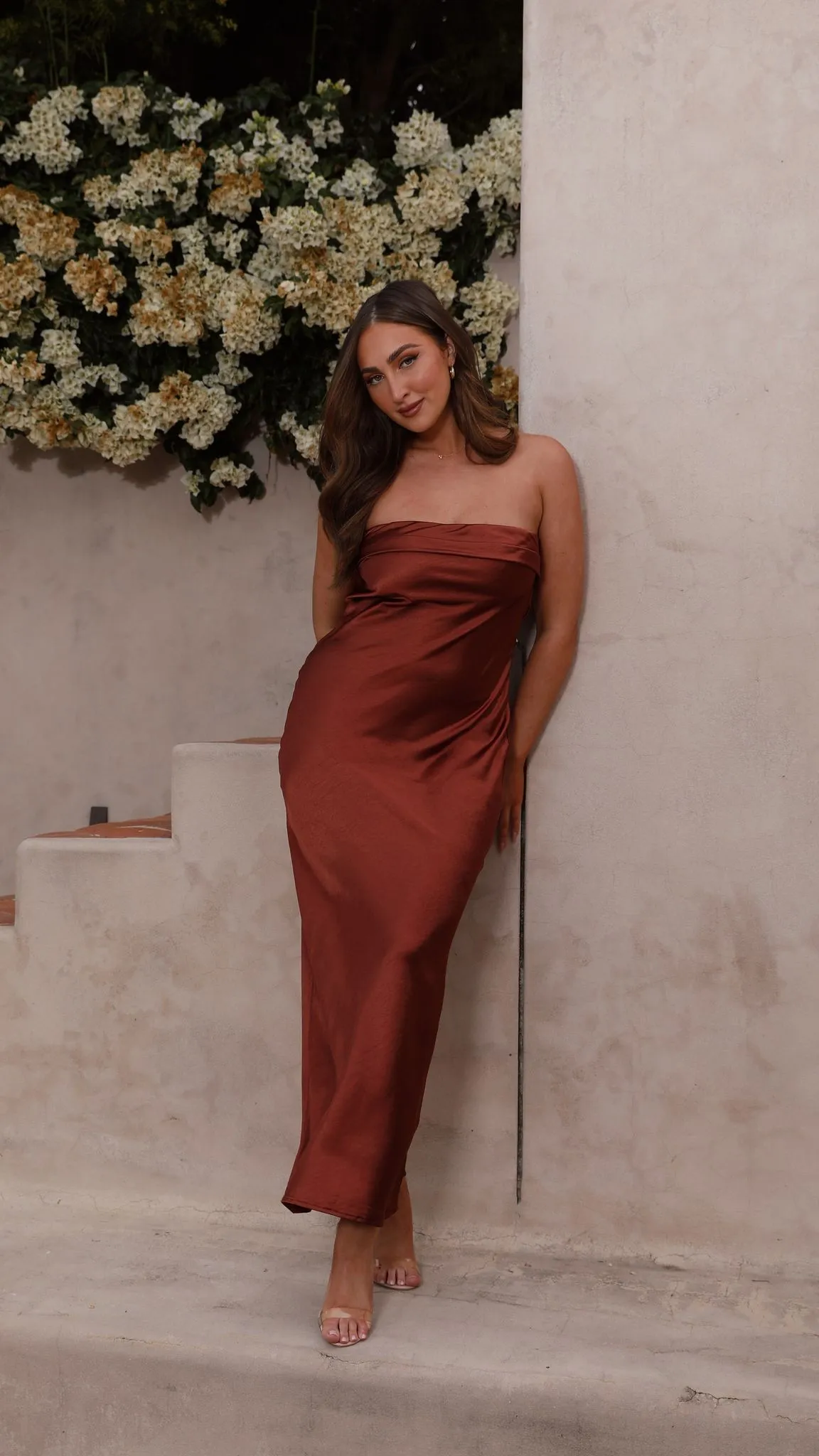 Gisele Maxi Dress - Rust