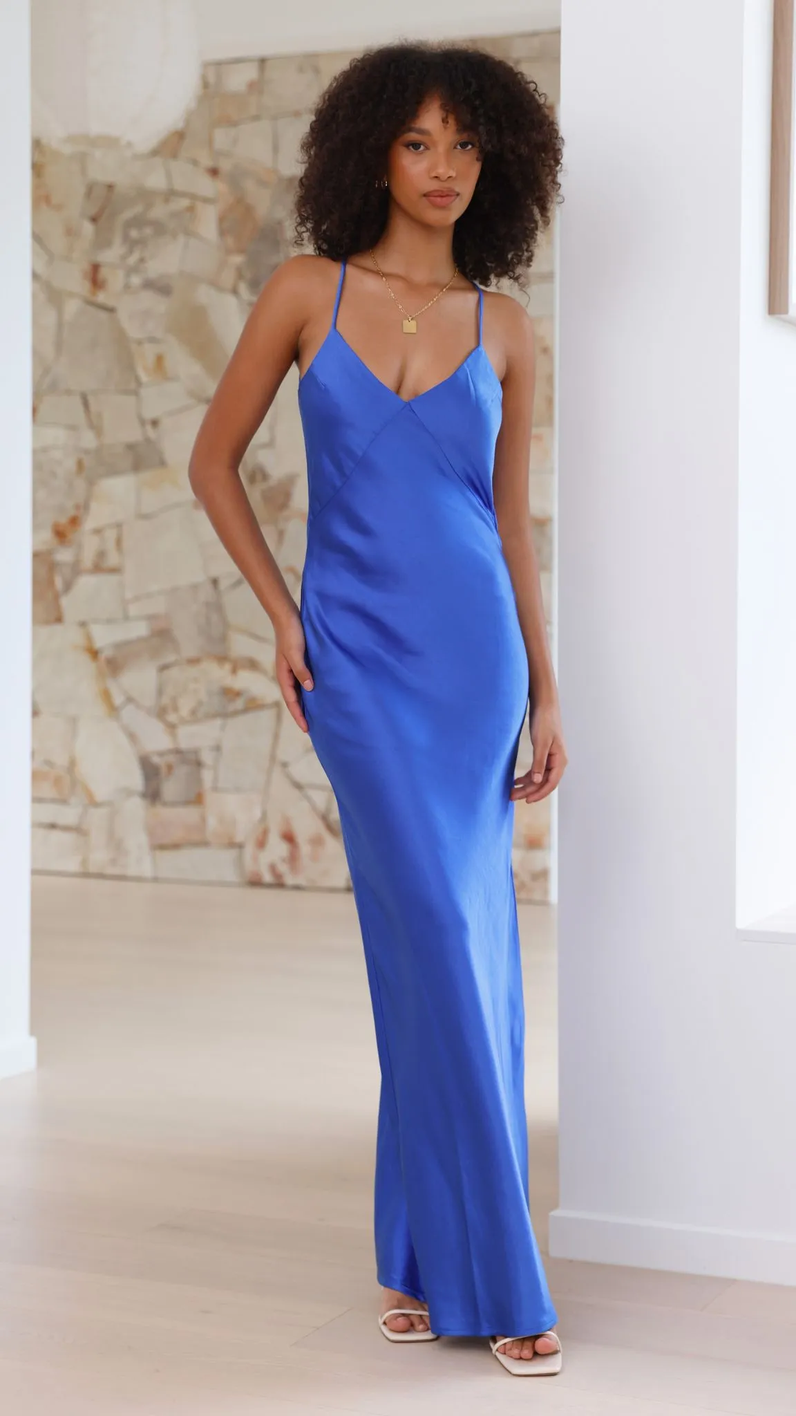Gisella Maxi Dress - Cobalt Blue