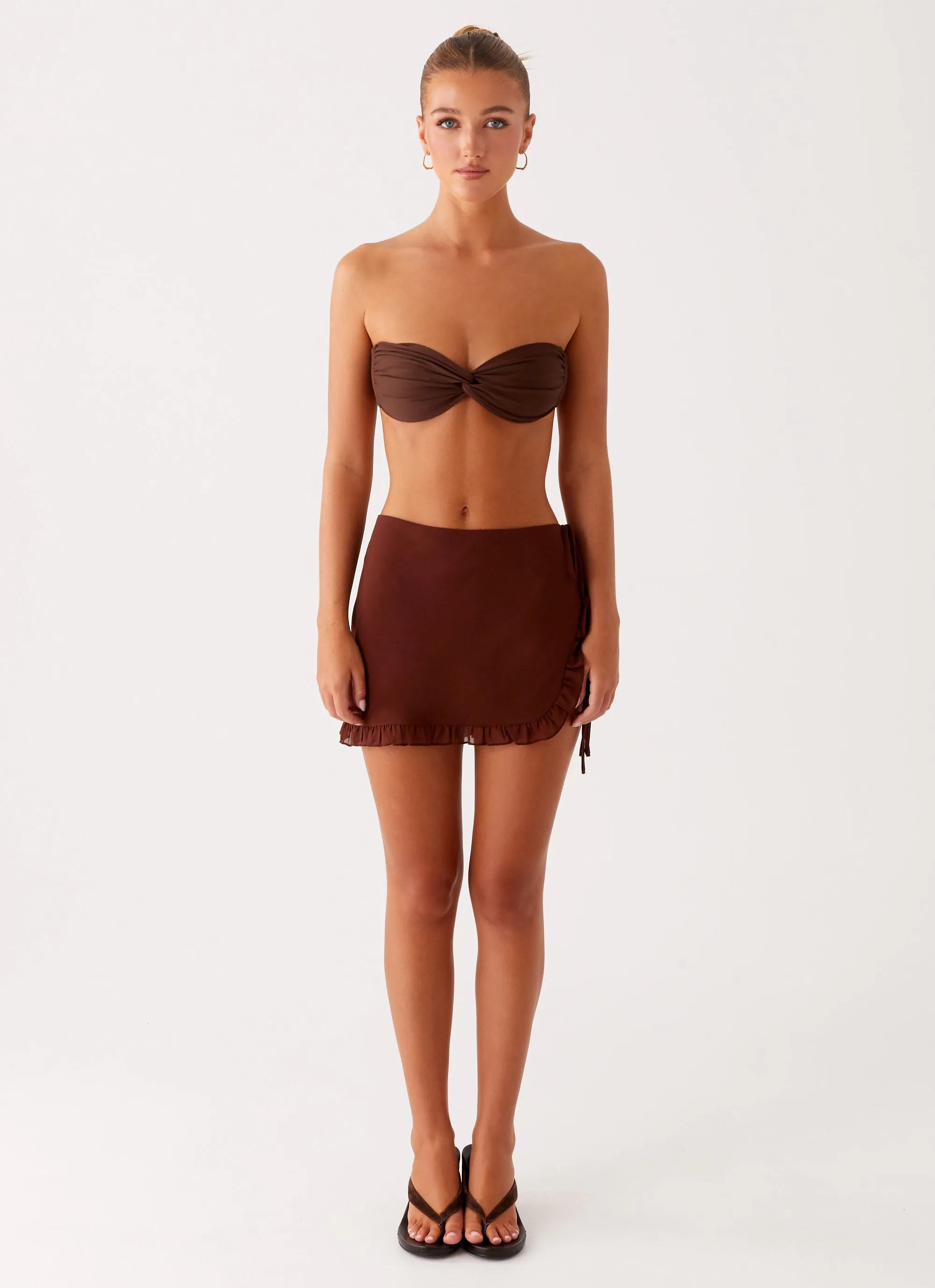 Iggy Mini Skirt - Chocolate