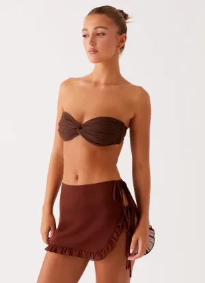 Iggy Mini Skirt - Chocolate