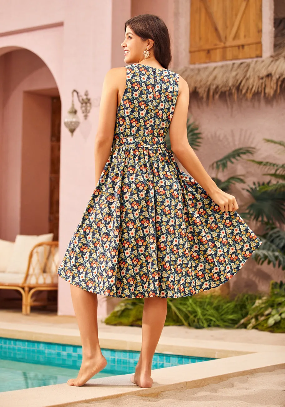 Instant Energy Faux-Wrap Dress