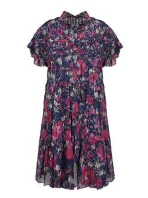 Isabel Marant Étoile Abstract Printed Ruffled Dress
