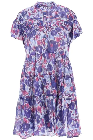 Isabel Marant Étoile Abstract Printed Ruffled Dress