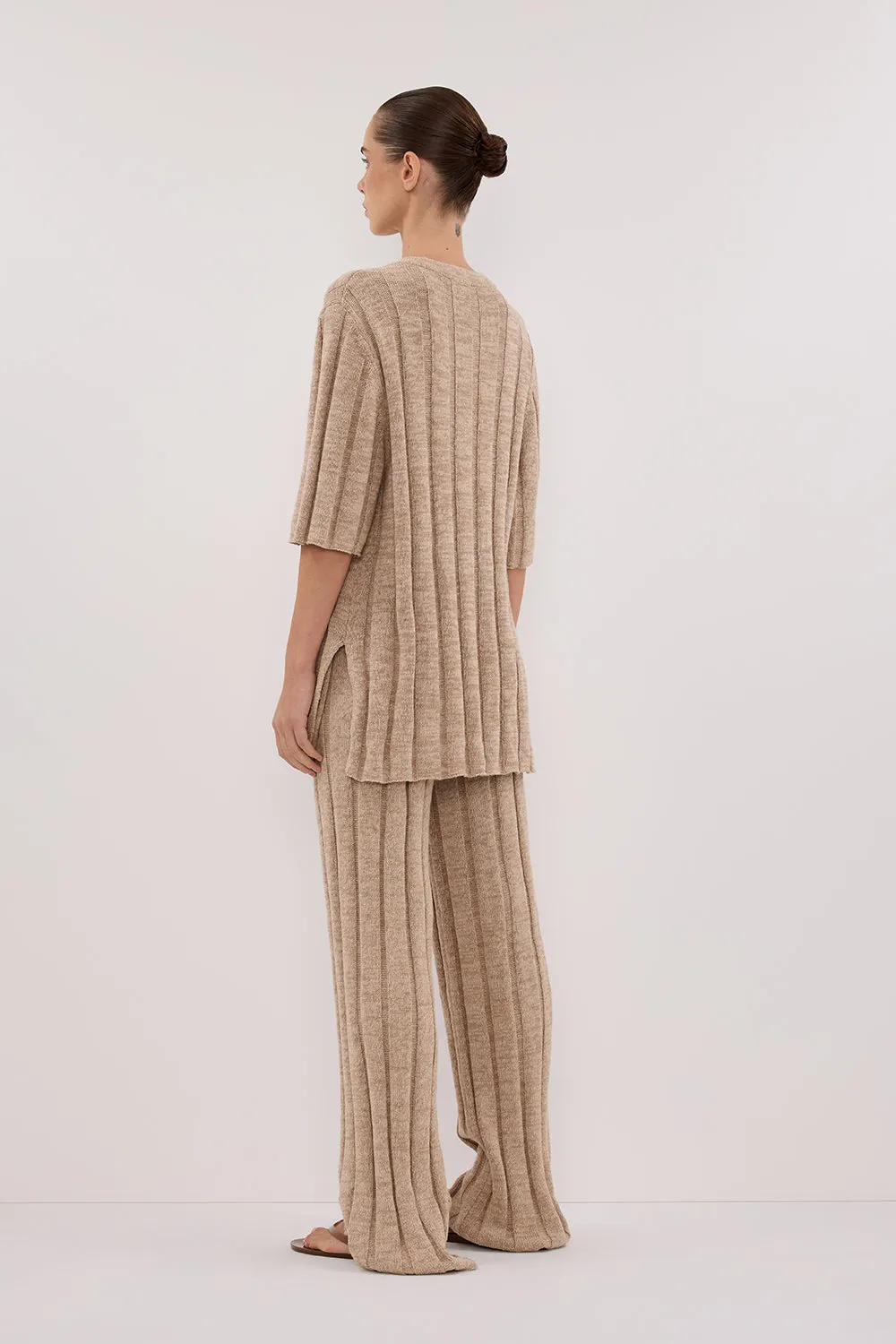 JAZZ NATURAL BUTTON KNIT SHIRT