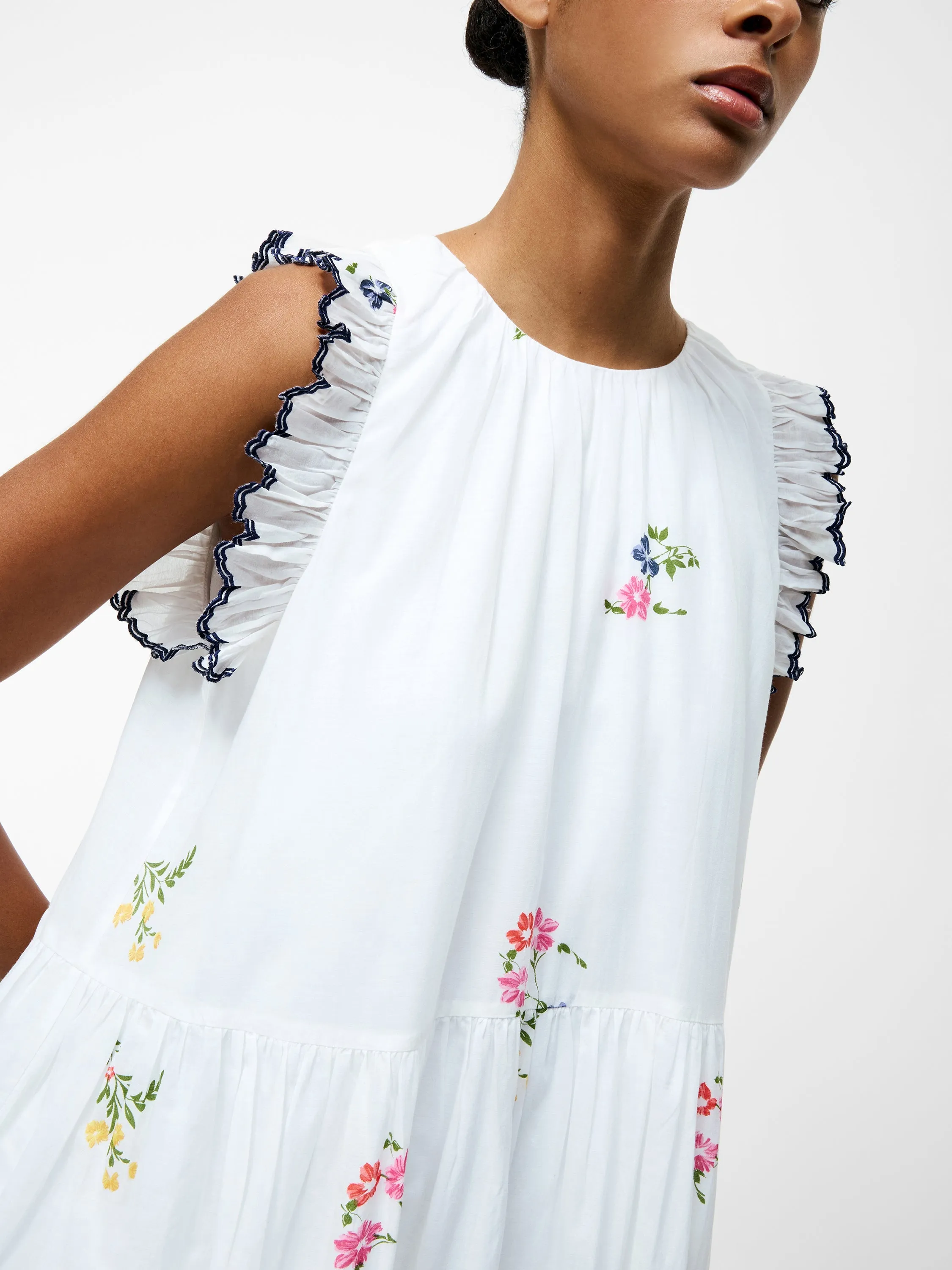Kirsty Holland Tiered Mini Dress