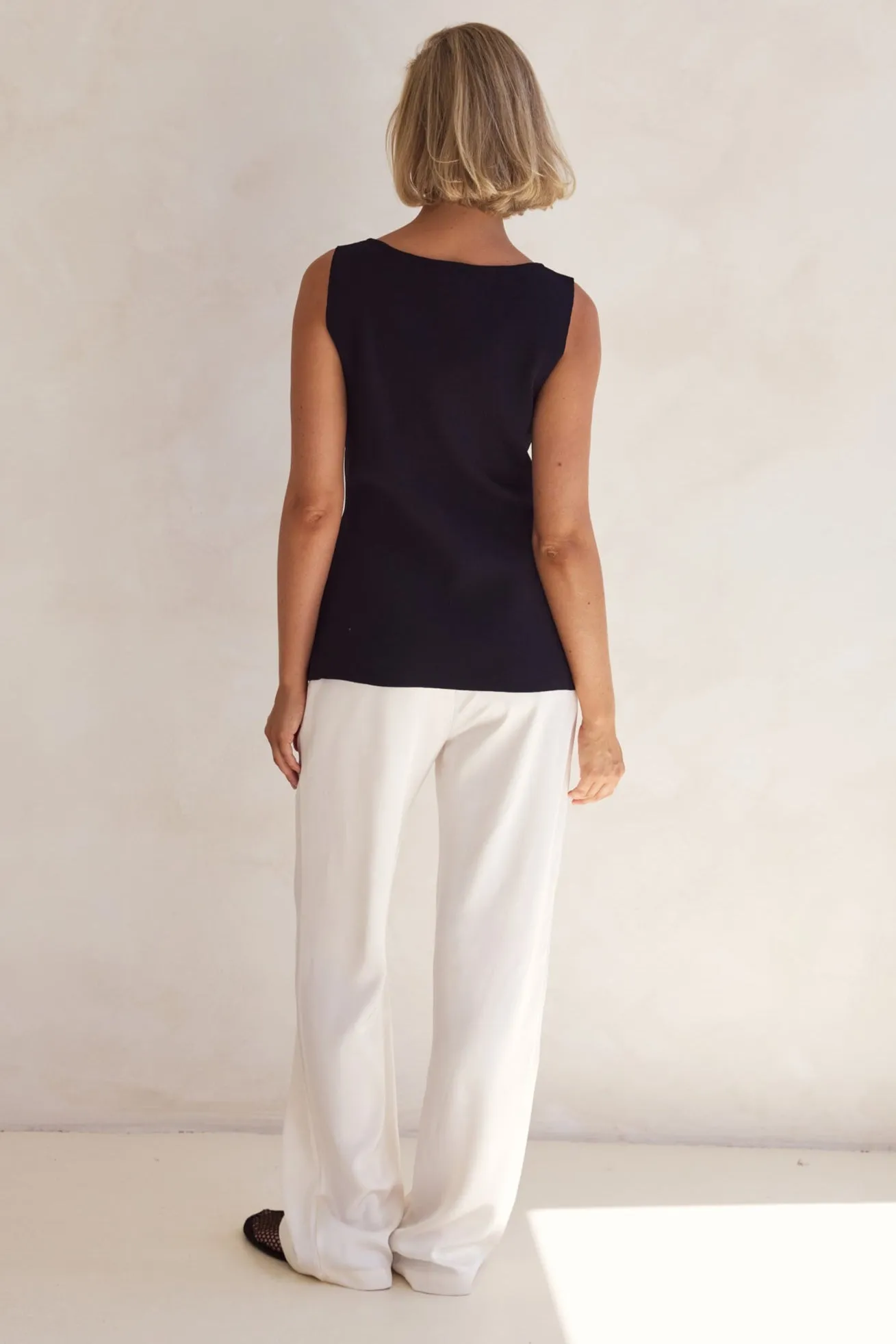 Lola Knit Vest (Black)