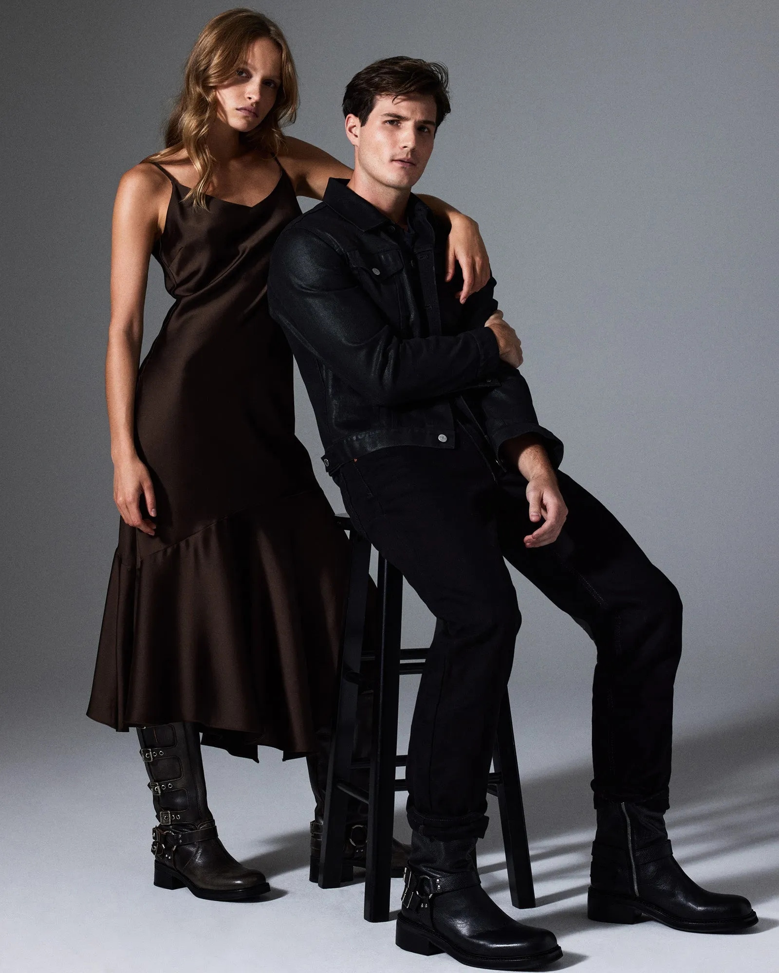 LUCILLE DRESS BROWN