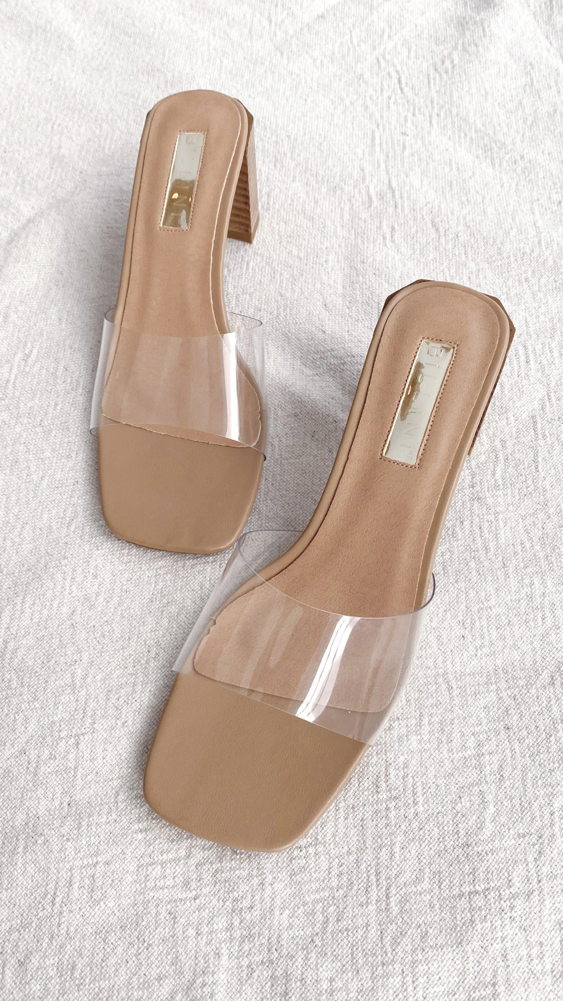 Lucy Heel - Clay/Clear