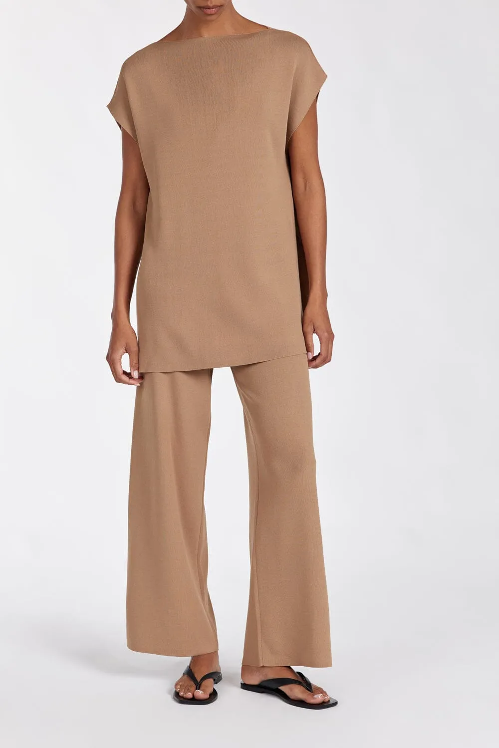 MABLE TAN KNIT PANT
