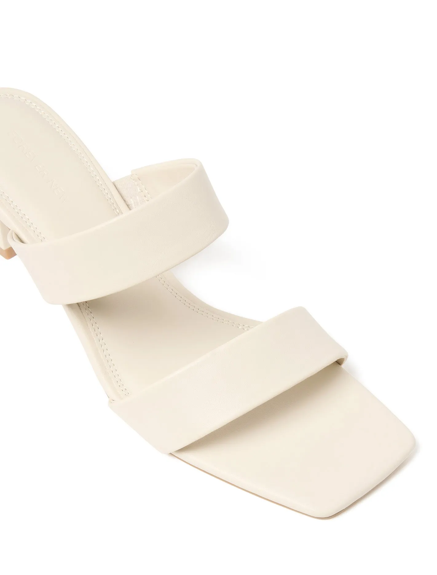 Maika Double Strap Mule Heel Sandal