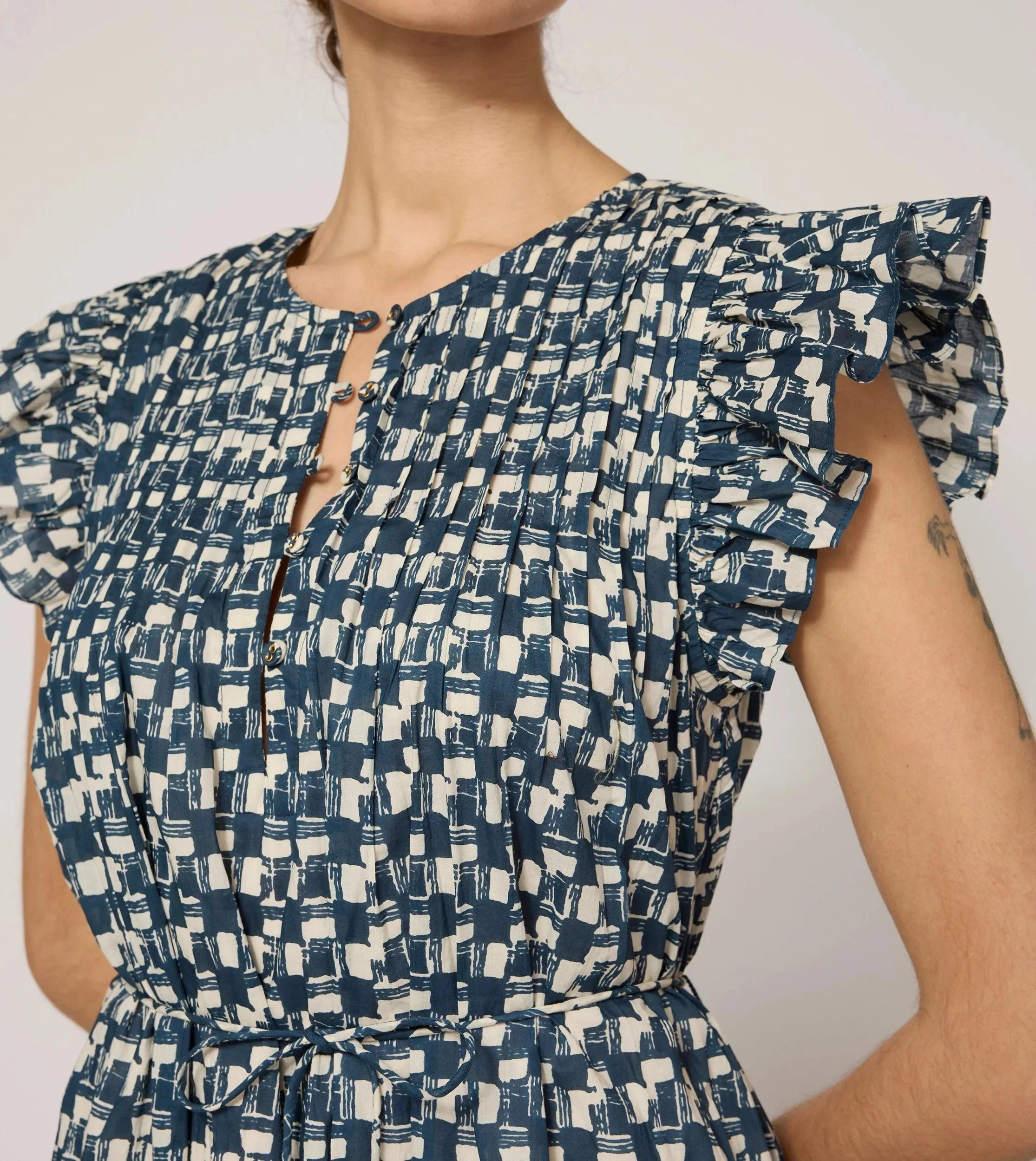 Makenna Ankle Dress | Biarritz