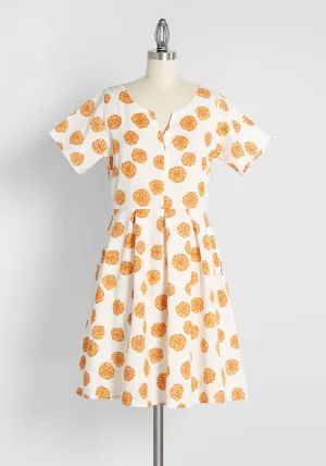 Marigolds and Merriment Dress