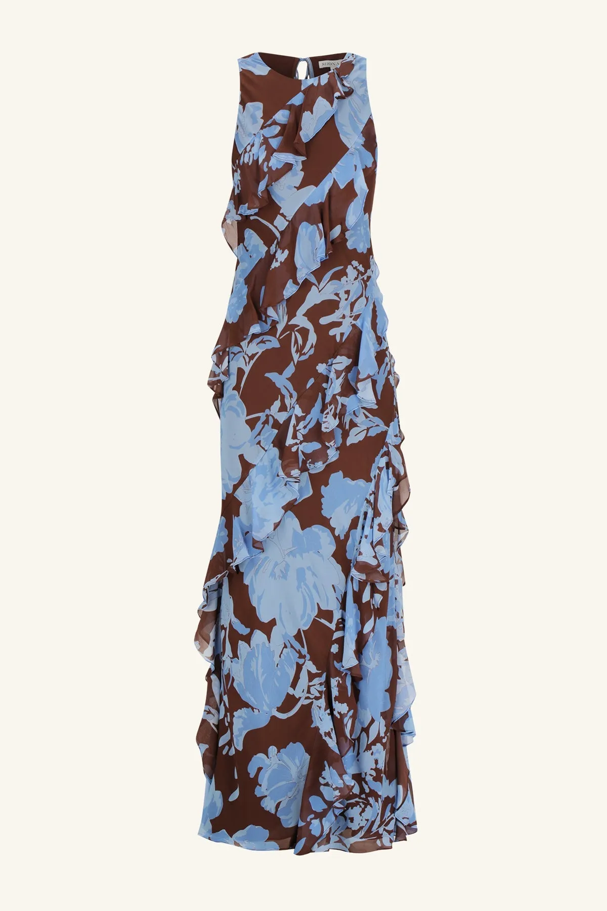 OLSON RUFFLE MAXI DRESS