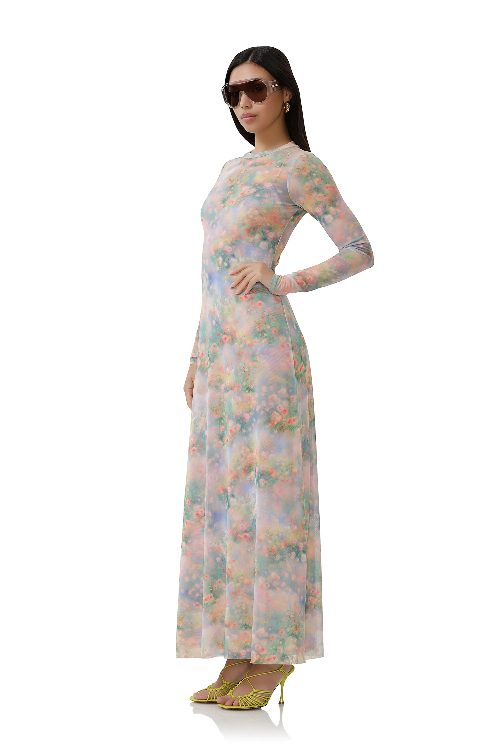 Paola Dress - Fog Field