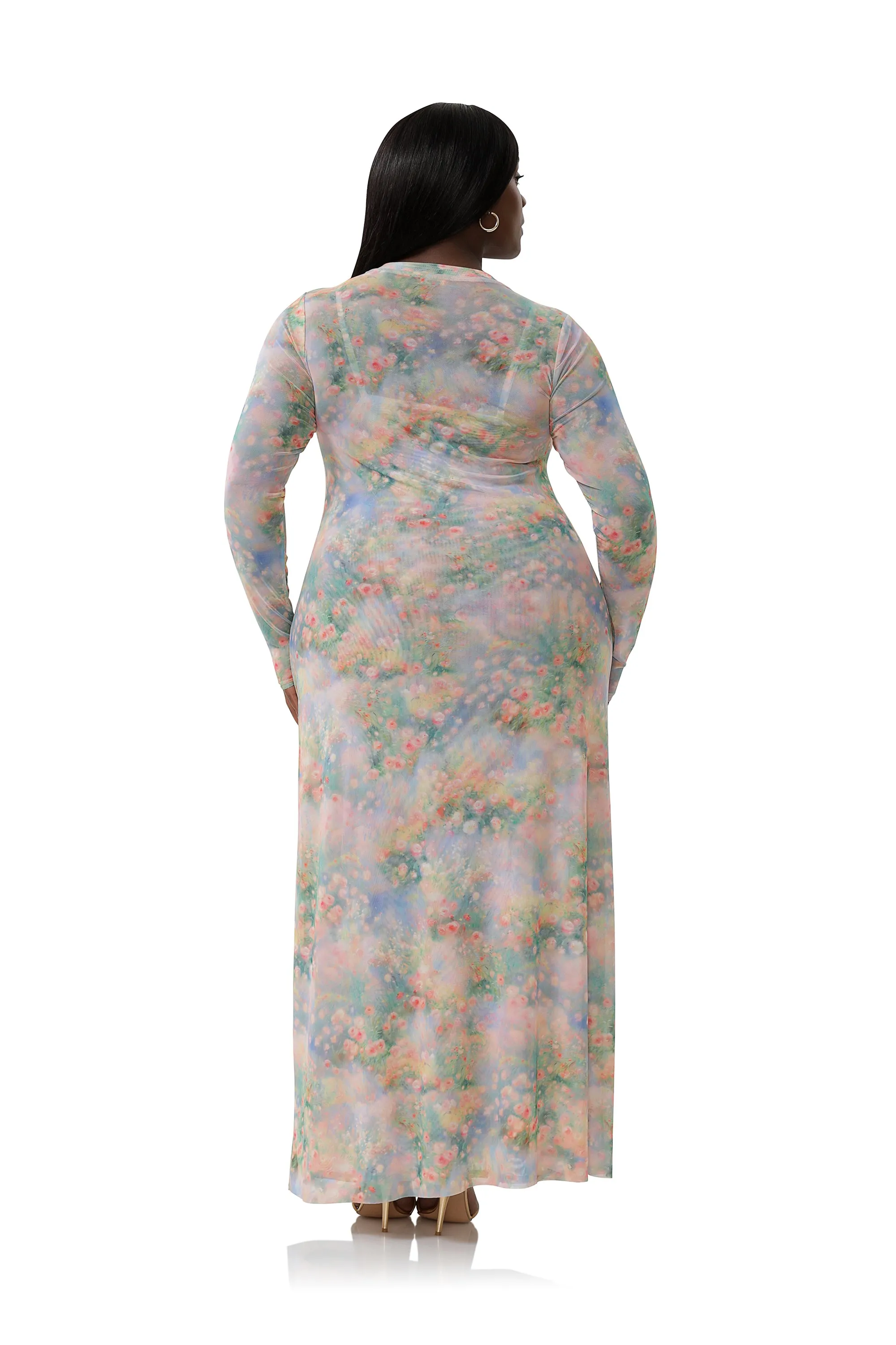 Paola Dress - Fog Field