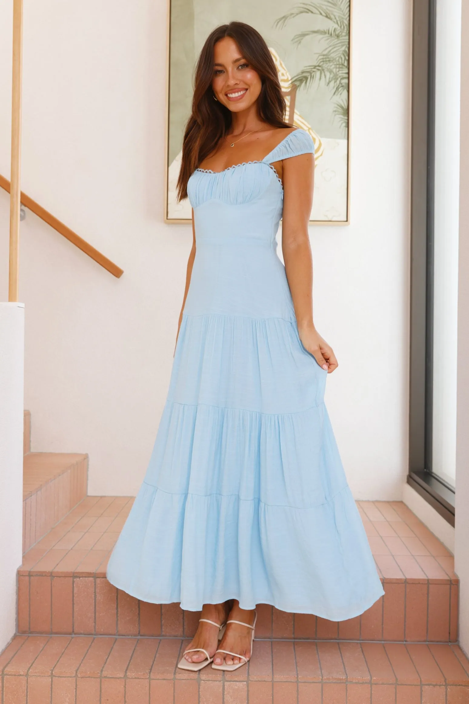 Pasca Maxi Dress - Blue