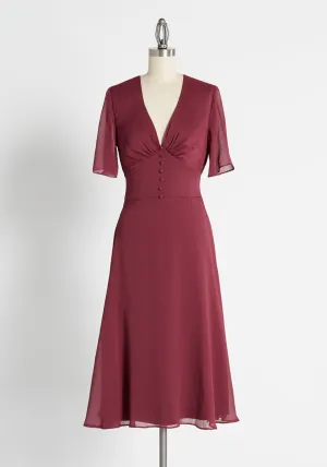 Playing With Perfection Fit and Flare Dress