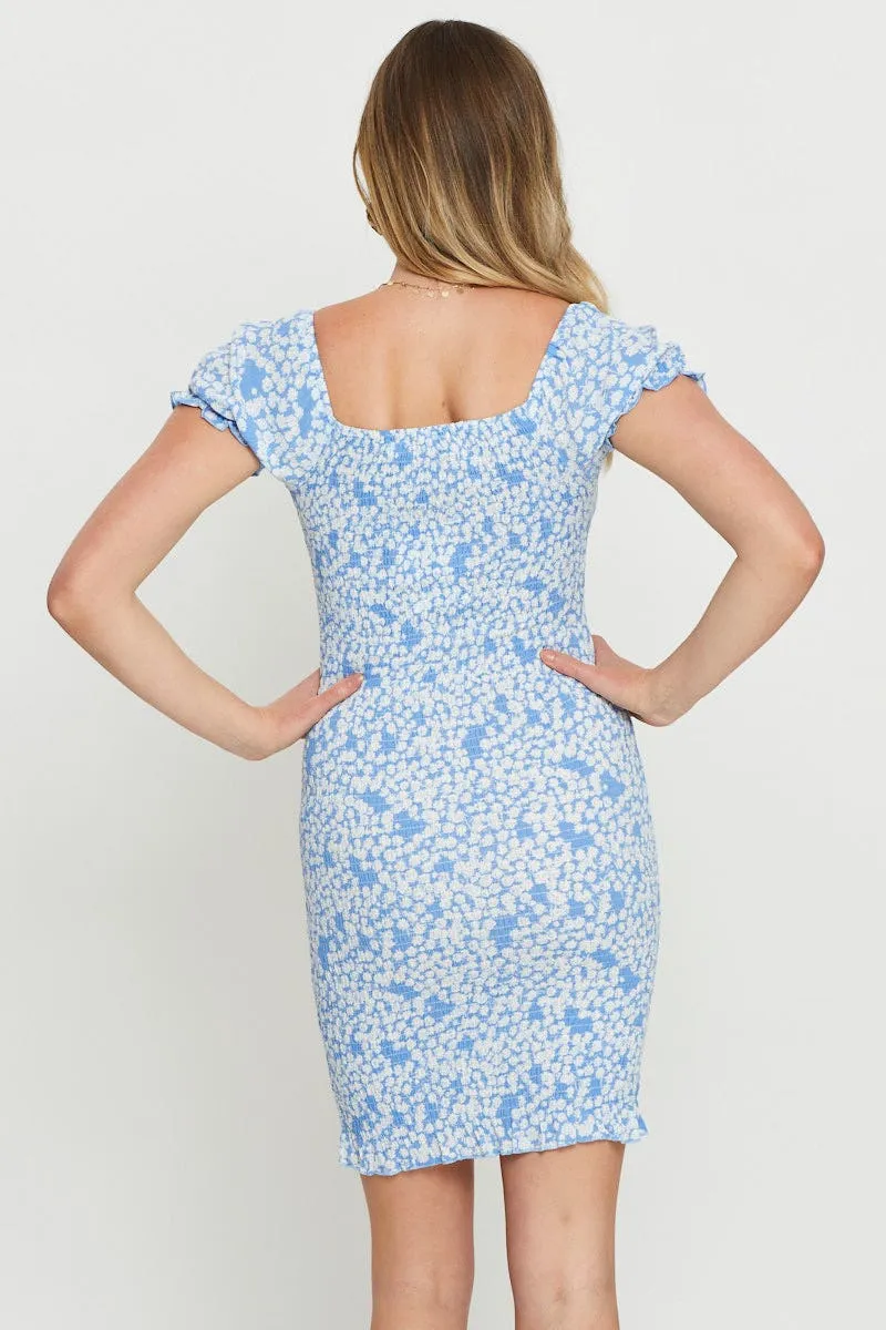 Print Bodycon Dress Mini
