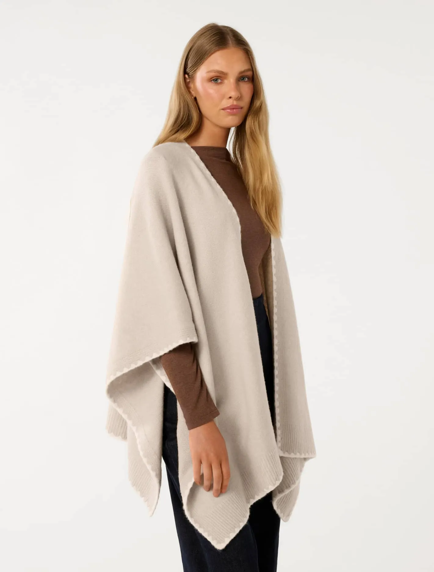 Sara Stitch Detail Cape