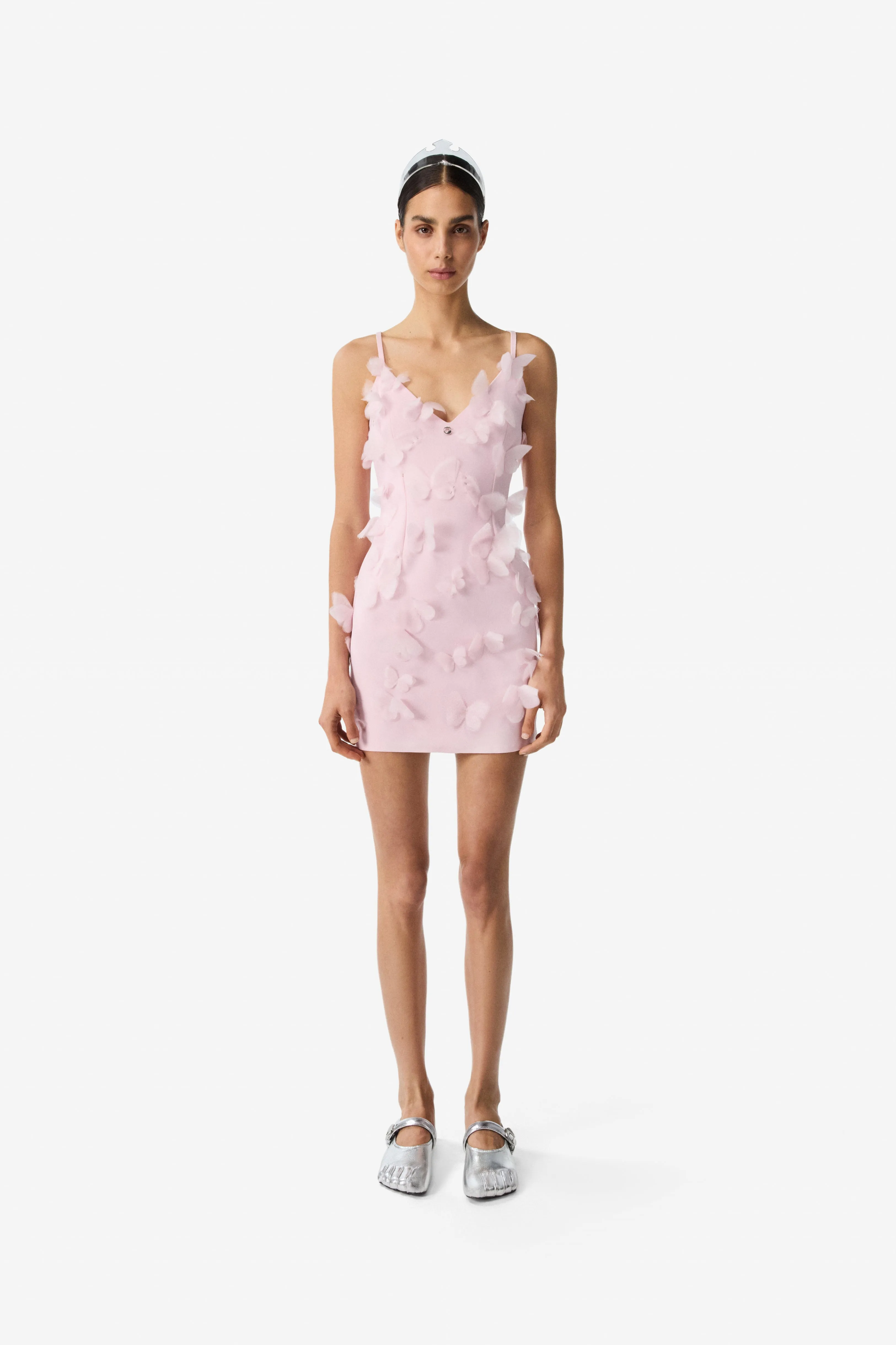 Scuba Butterfly Slip Dress