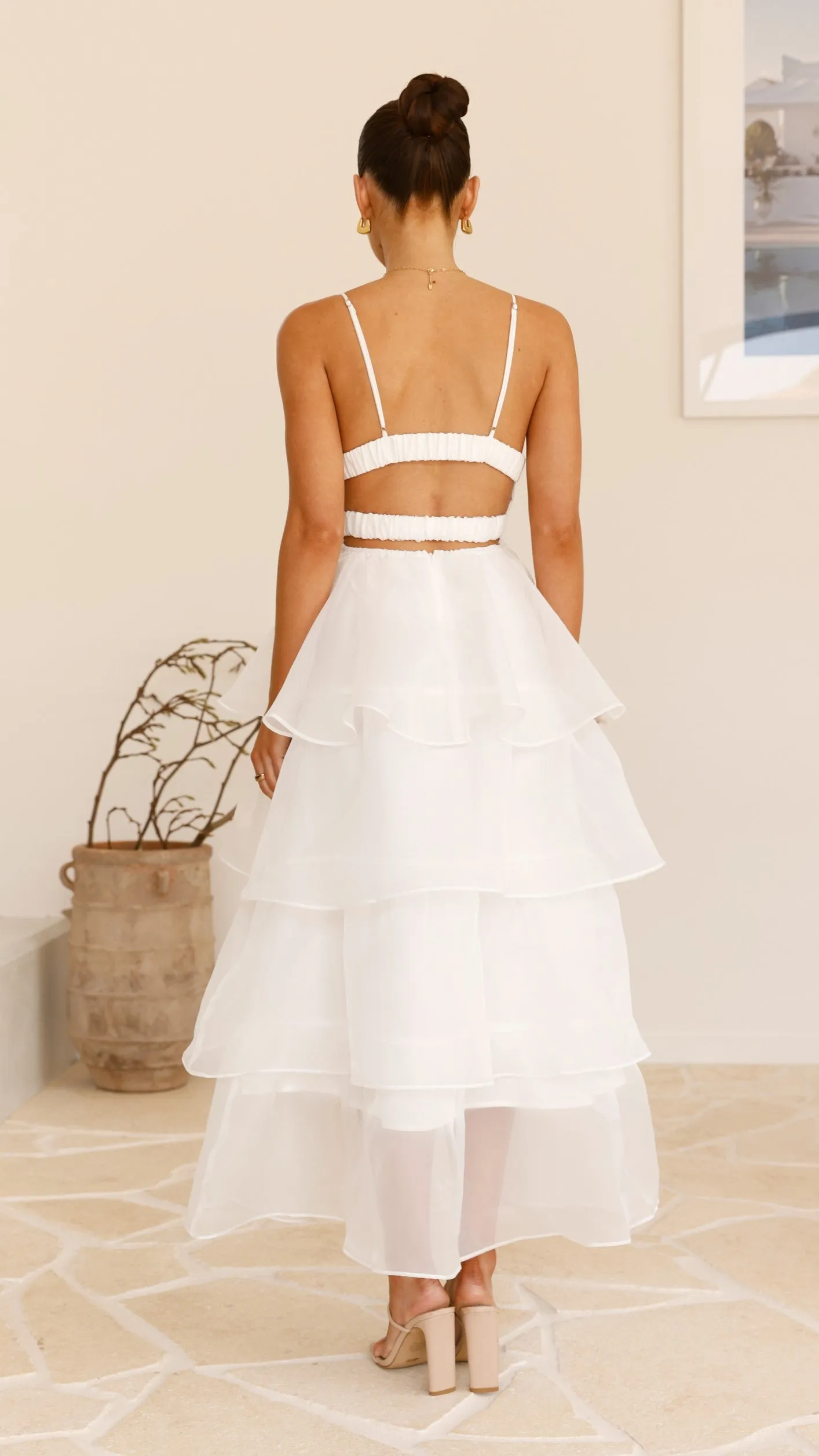 Shayla Maxi Dress - White