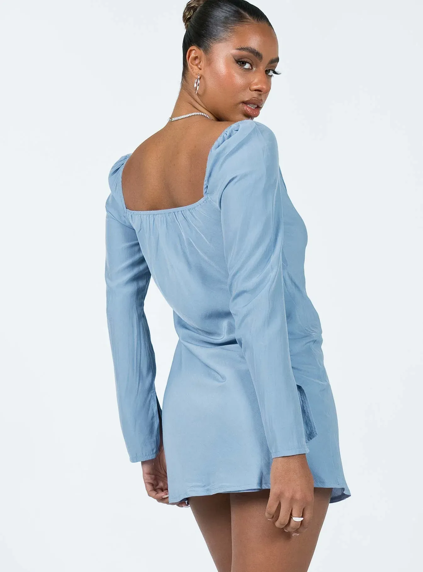 Star Power Mini Dress Blue
