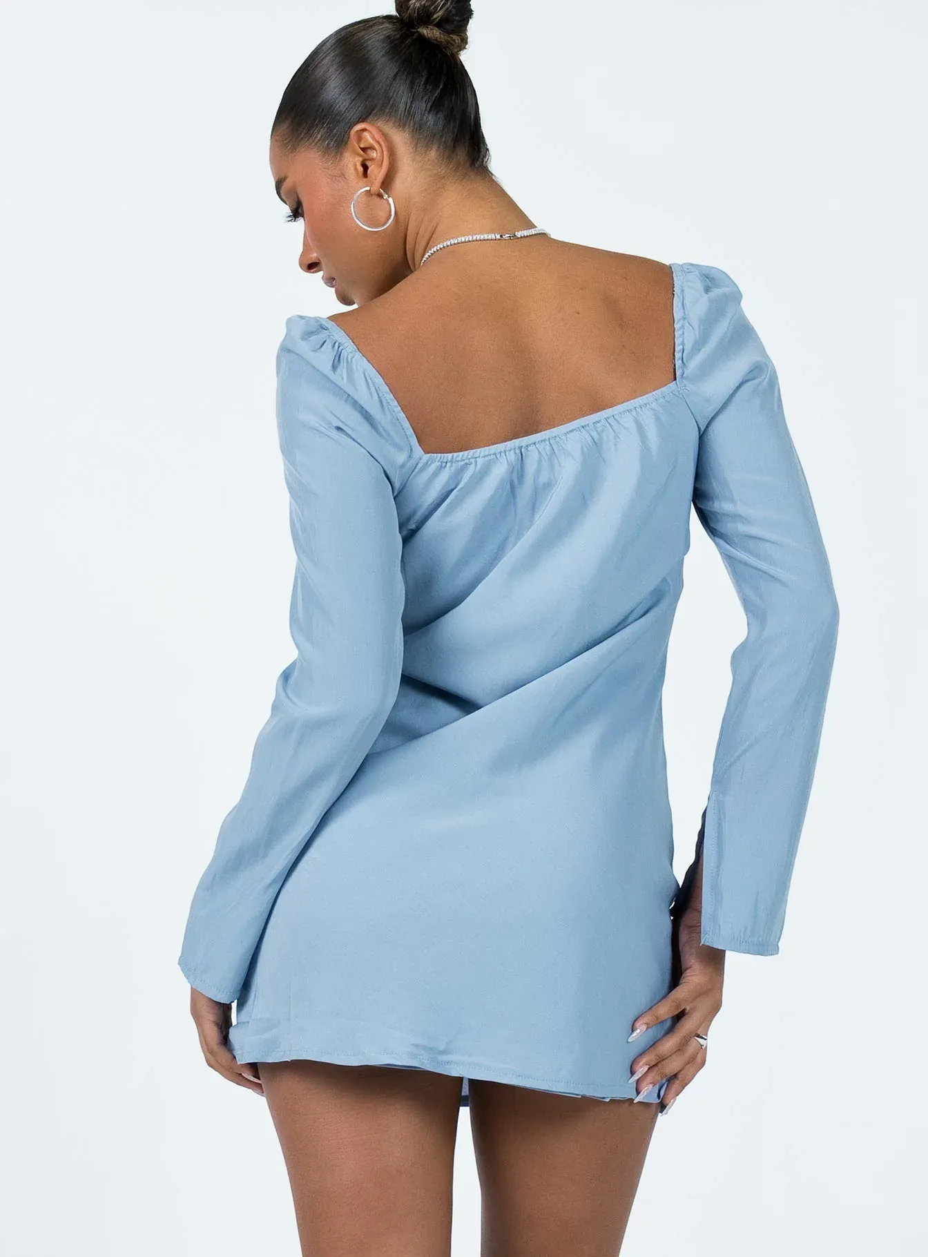Star Power Mini Dress Blue