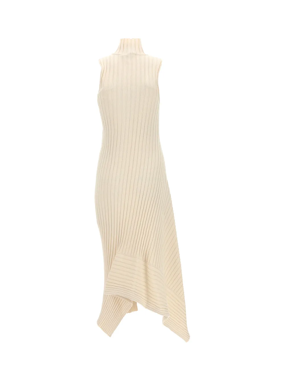 Stella McCartney Asymmetric Ribbed Knitted Dress