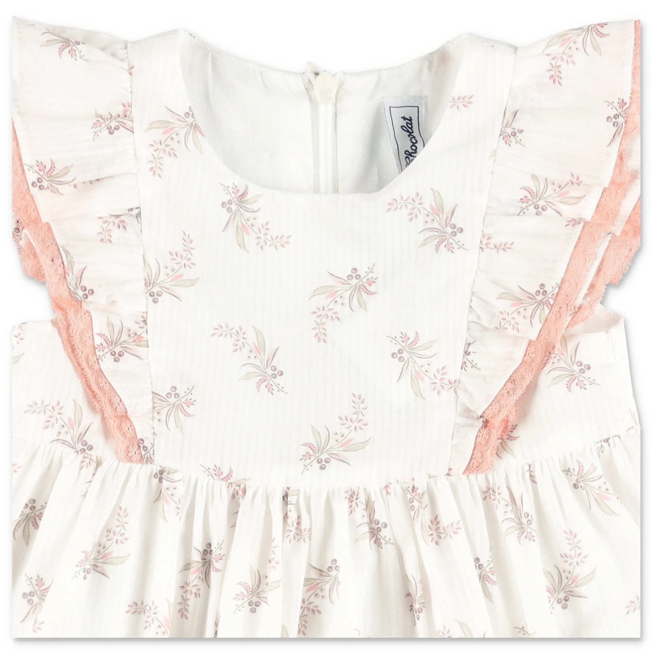 Tartine et Chocolat Allover Floral Printed Ruffled Dress