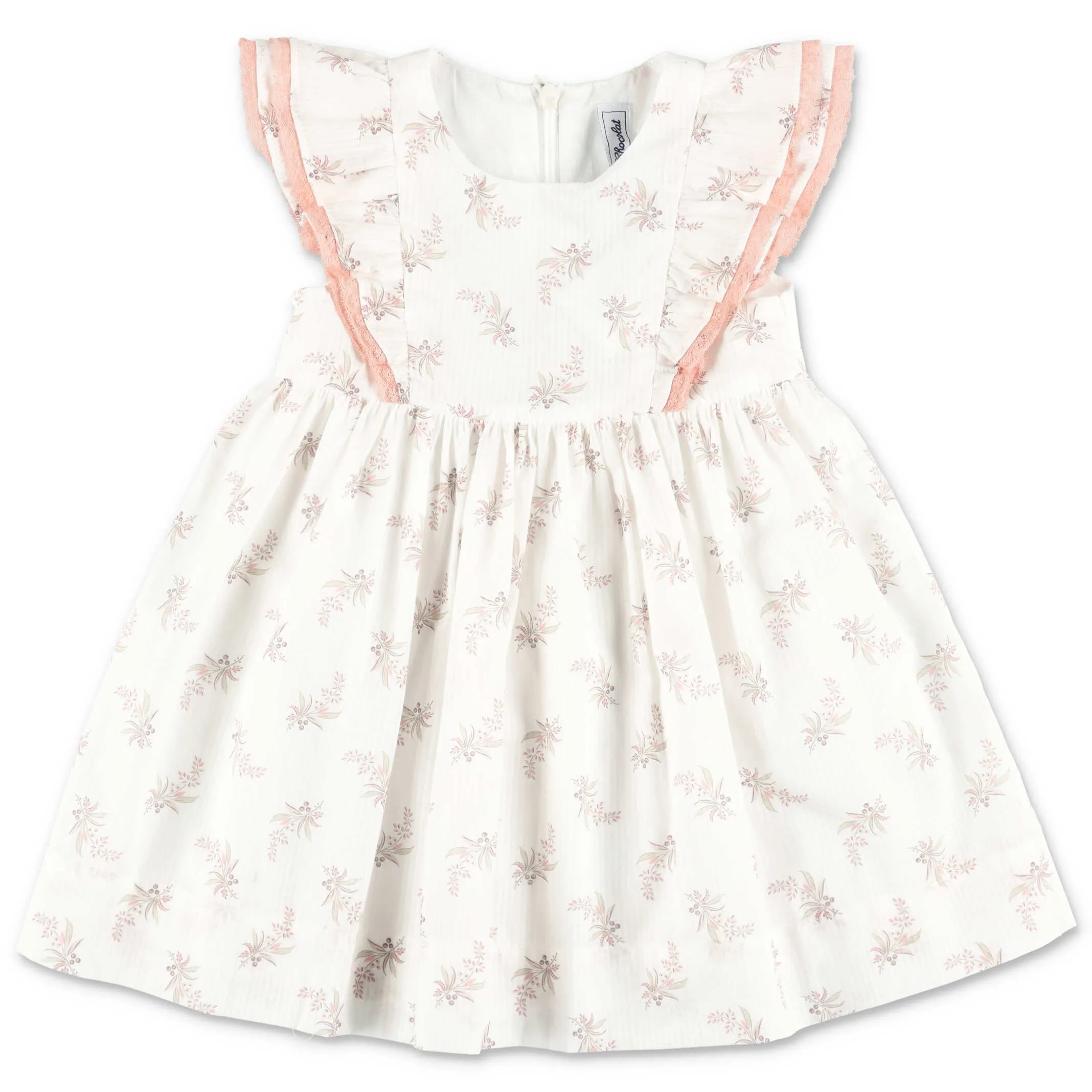 Tartine et Chocolat Allover Floral Printed Ruffled Dress