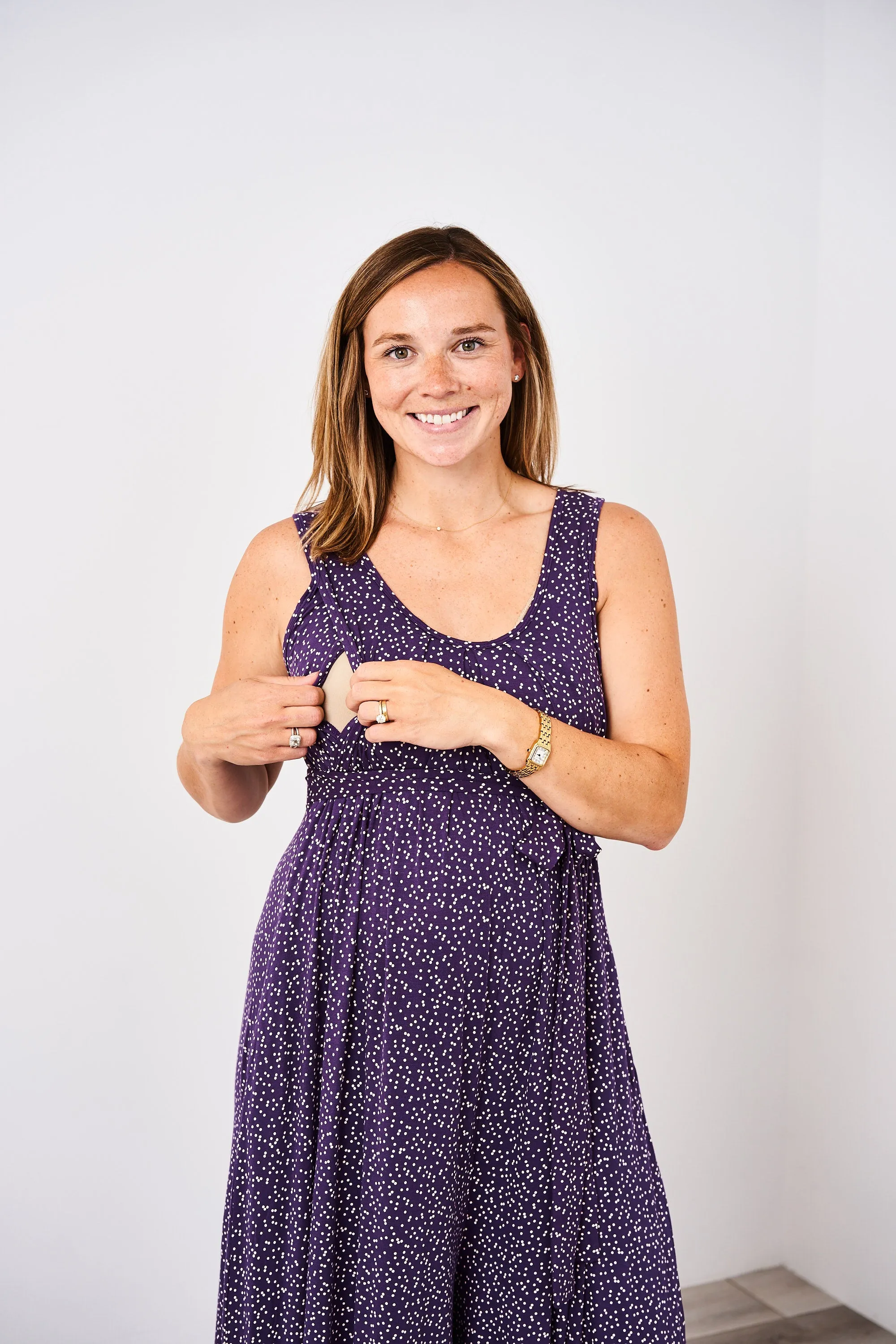 The Momper® Sleeveless Maxi Nursing Momper