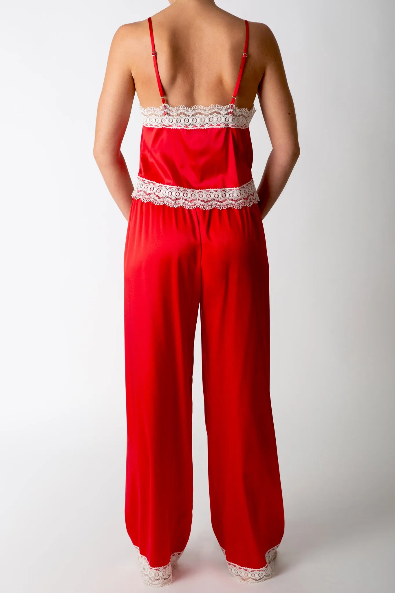 Toni Silk Cami - Red